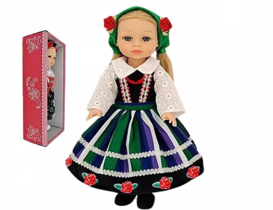 Lalka w stroju ludowym 38cm. Adar