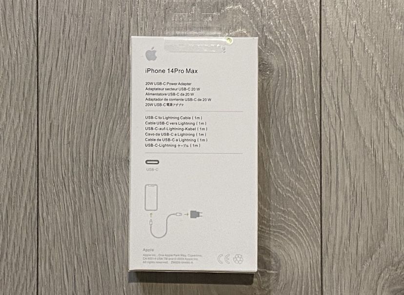 Oryginalna ładowarka iPhone 14 / Pro / Max 20W USB-C + kabel Okazja