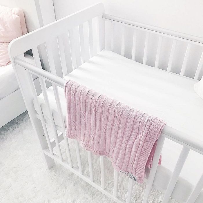 Łóżeczko niemowlęce Woodies Classic Cot 120x60 + przewijak Top Cot