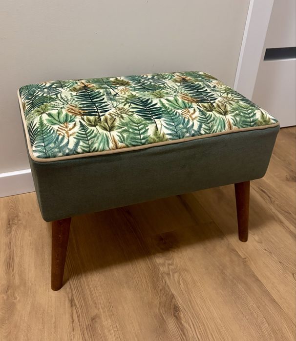 Pufa podnóżek hand made jedyna taka