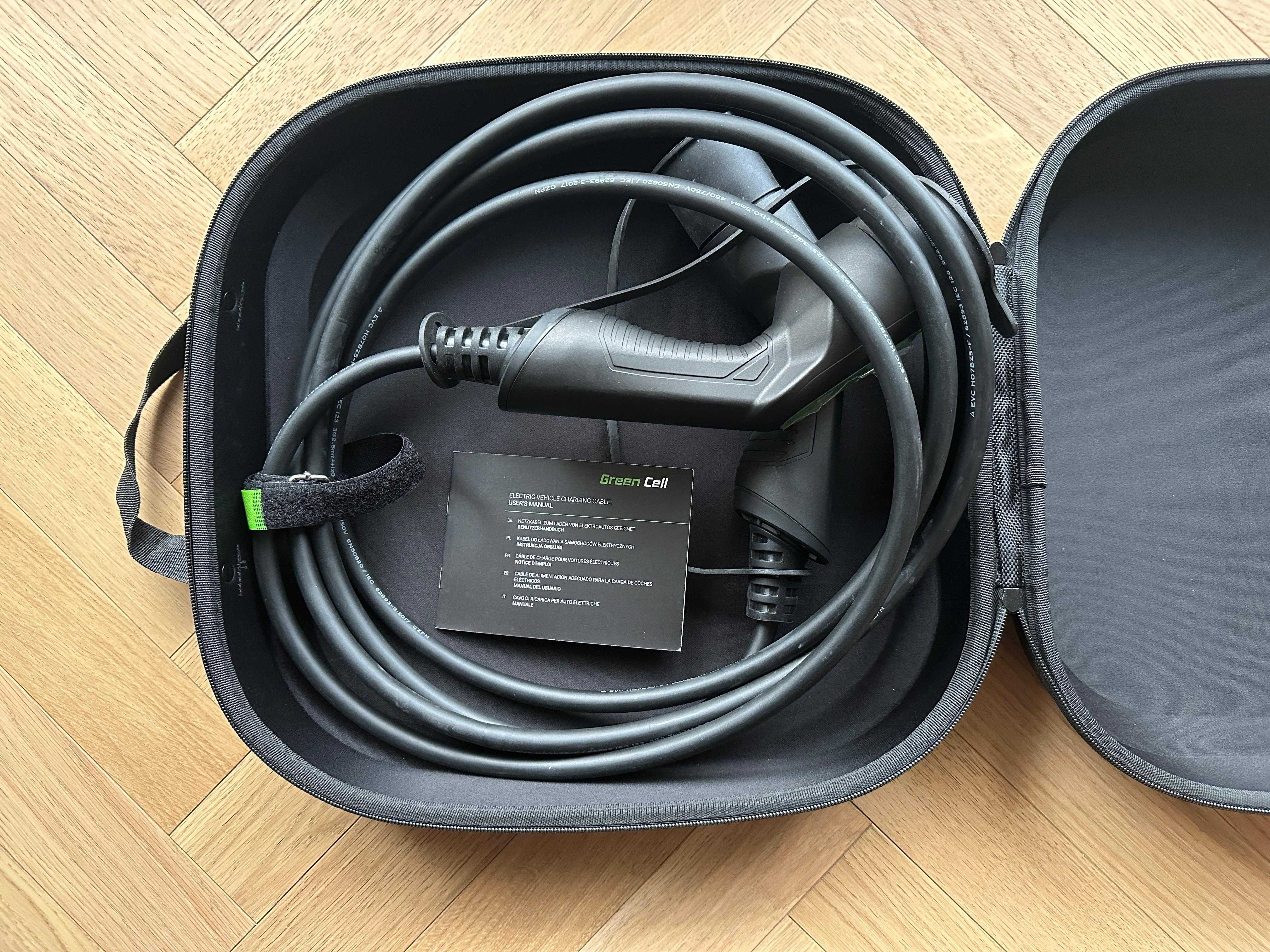 Kabel GC Typ 2 3,6kW 16A do ładowania samochodu EV PHEV 5m + walizka