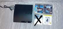 Zestaw konsola PlayStation 3 PS3 + 3 gry