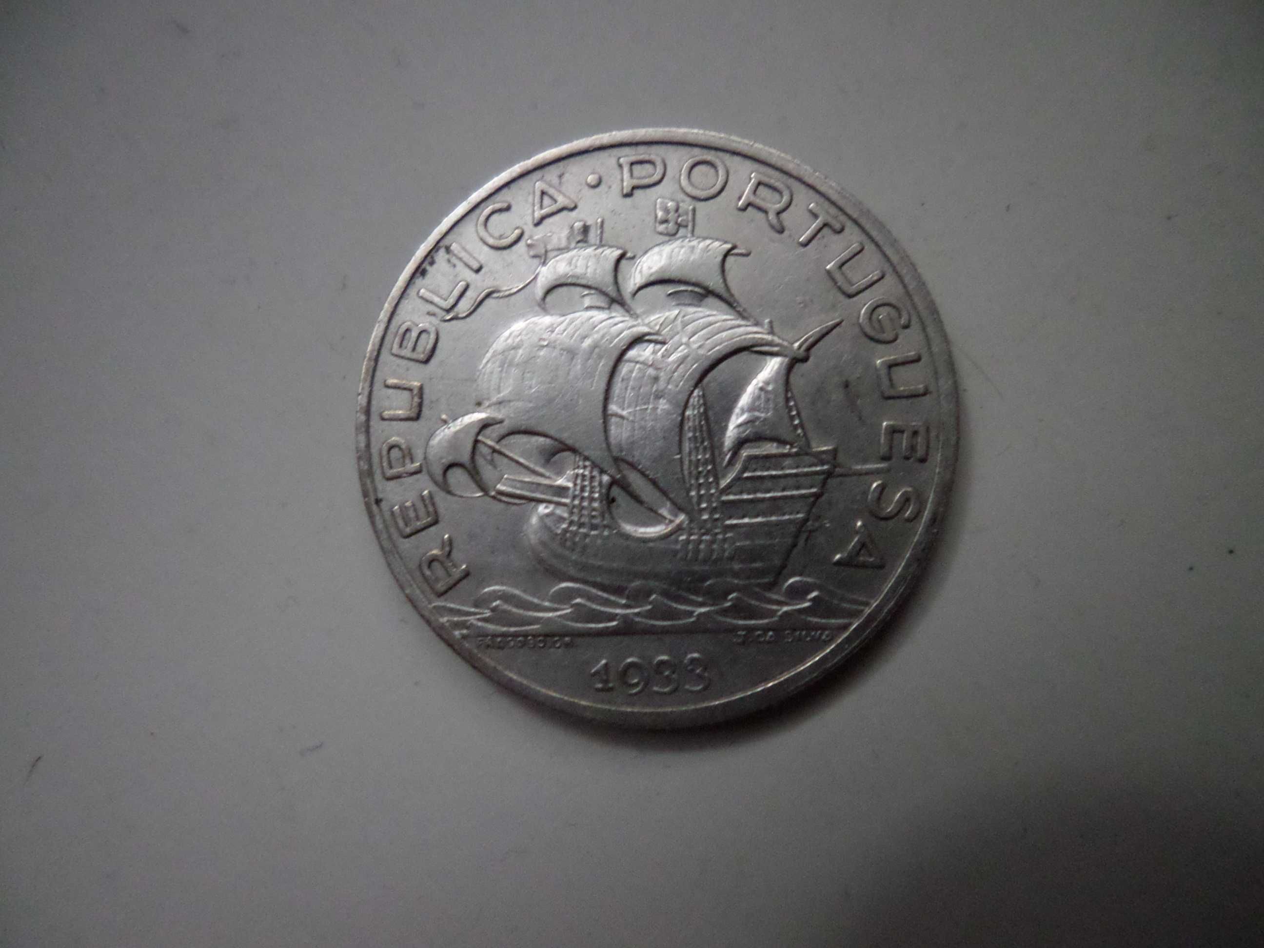 Moeda 10 Escudos 1933, Prata