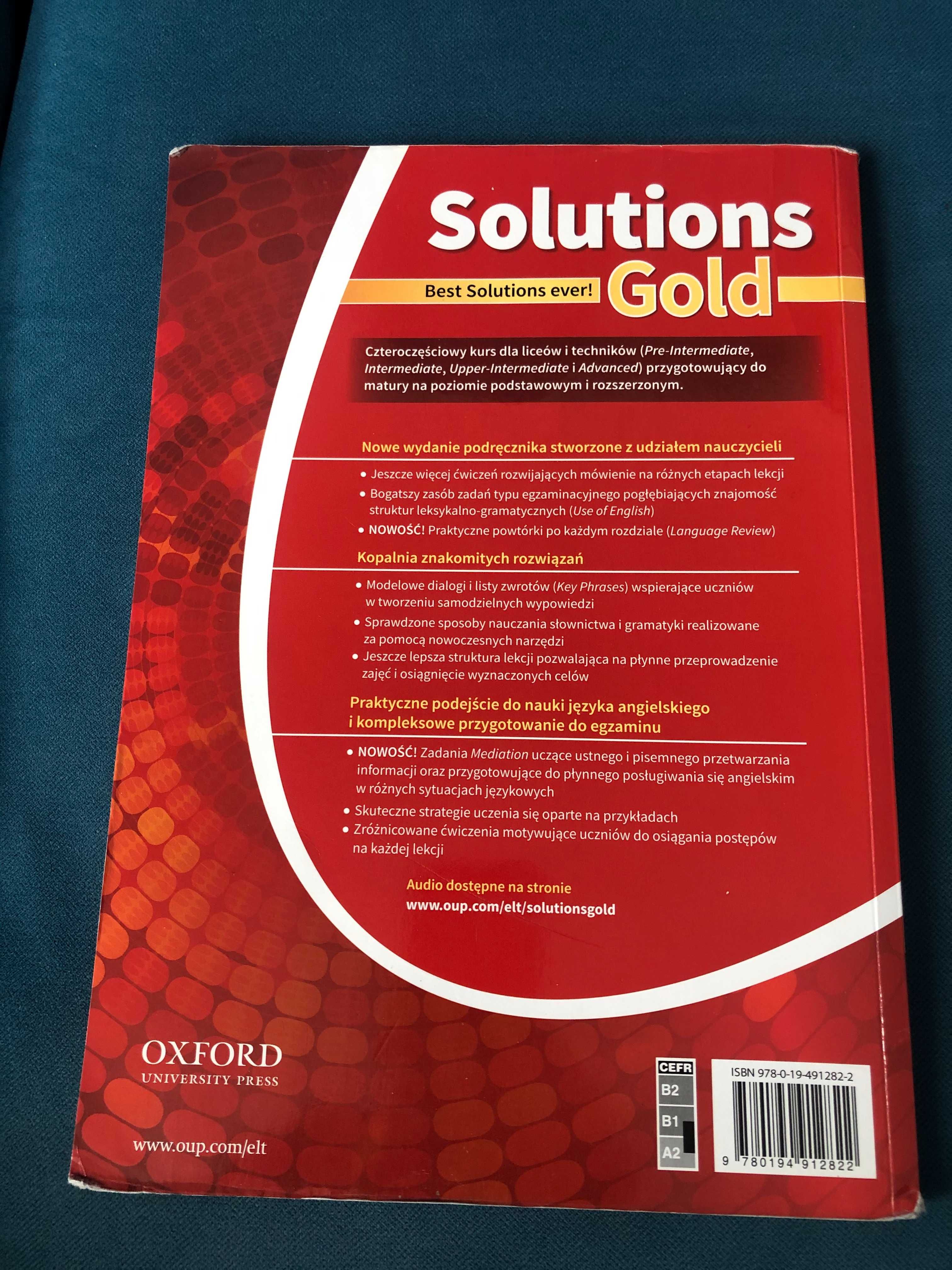 Podręcznik angielskiego OXFORD SOLUTIONS GOLD Student's Book