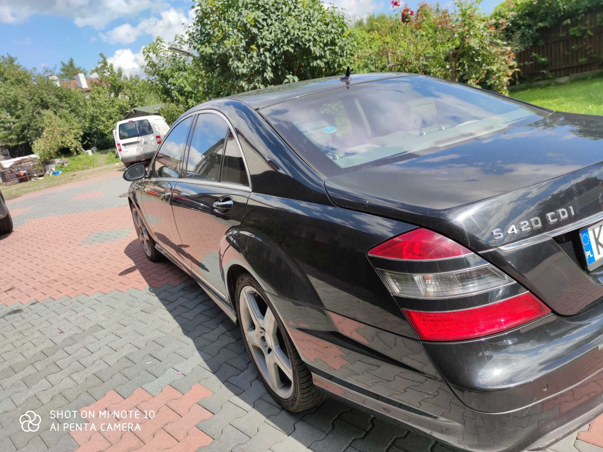 Samochód osobowy Mercedes s klasa 420 cdi