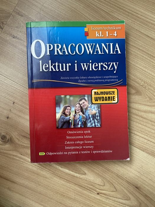 Opracowania lektur i wierszy