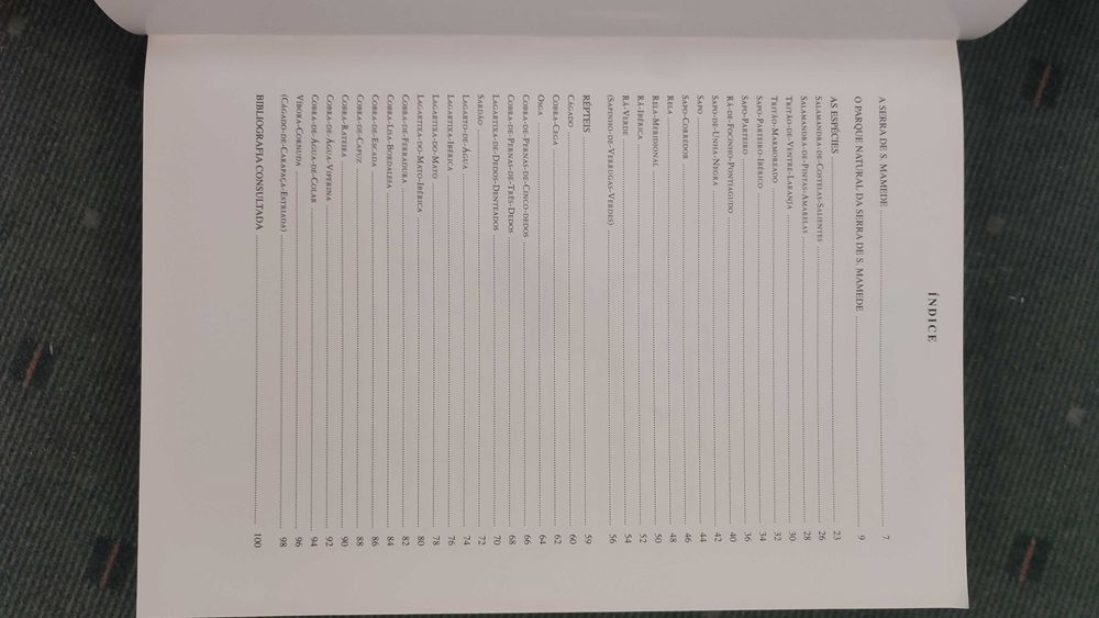 Anfíbios e Répteis do Parque Natural da Serra de S. Mamede