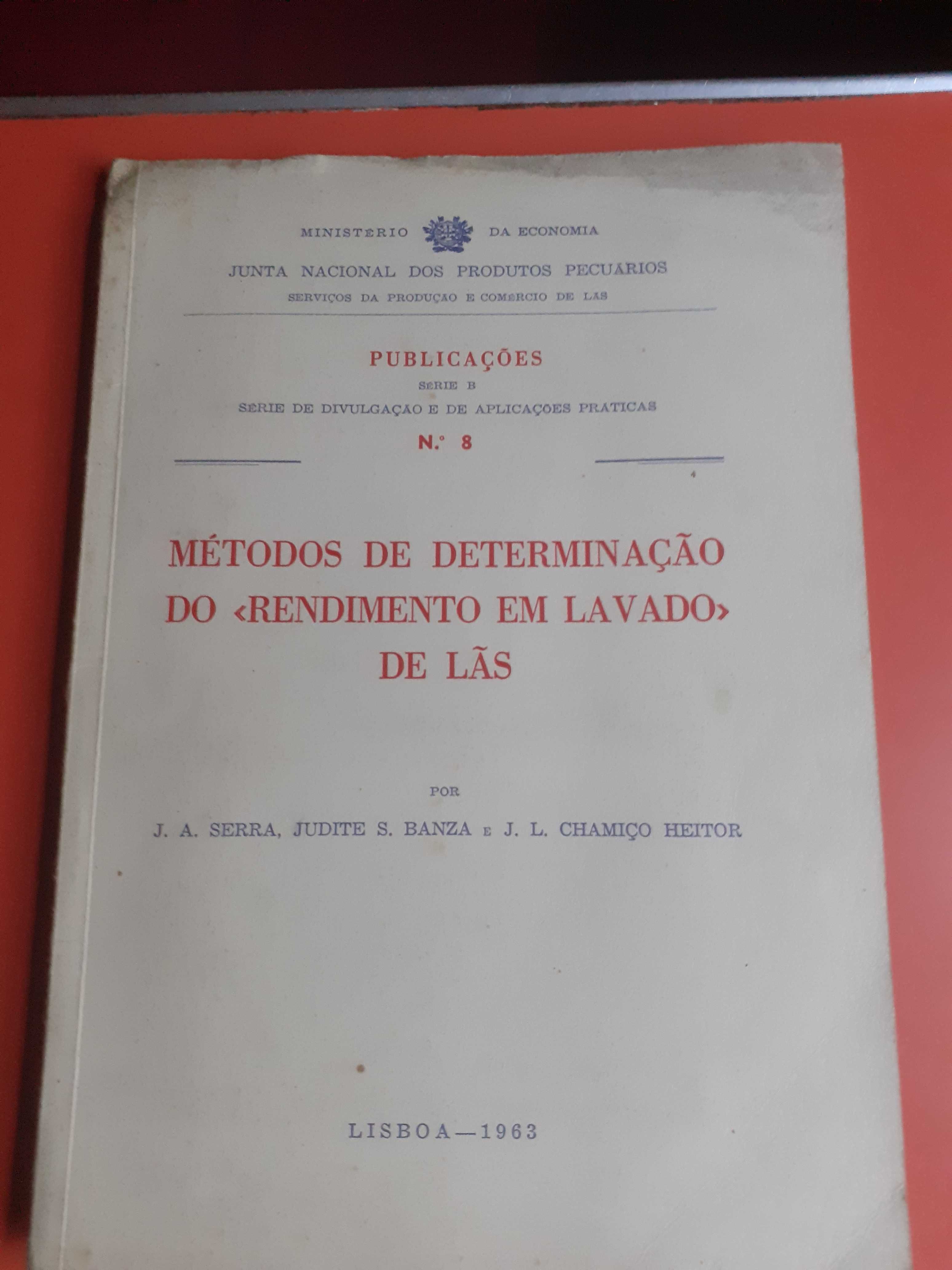Métodos de Determinação do Rendimento em Lavado de Lãs