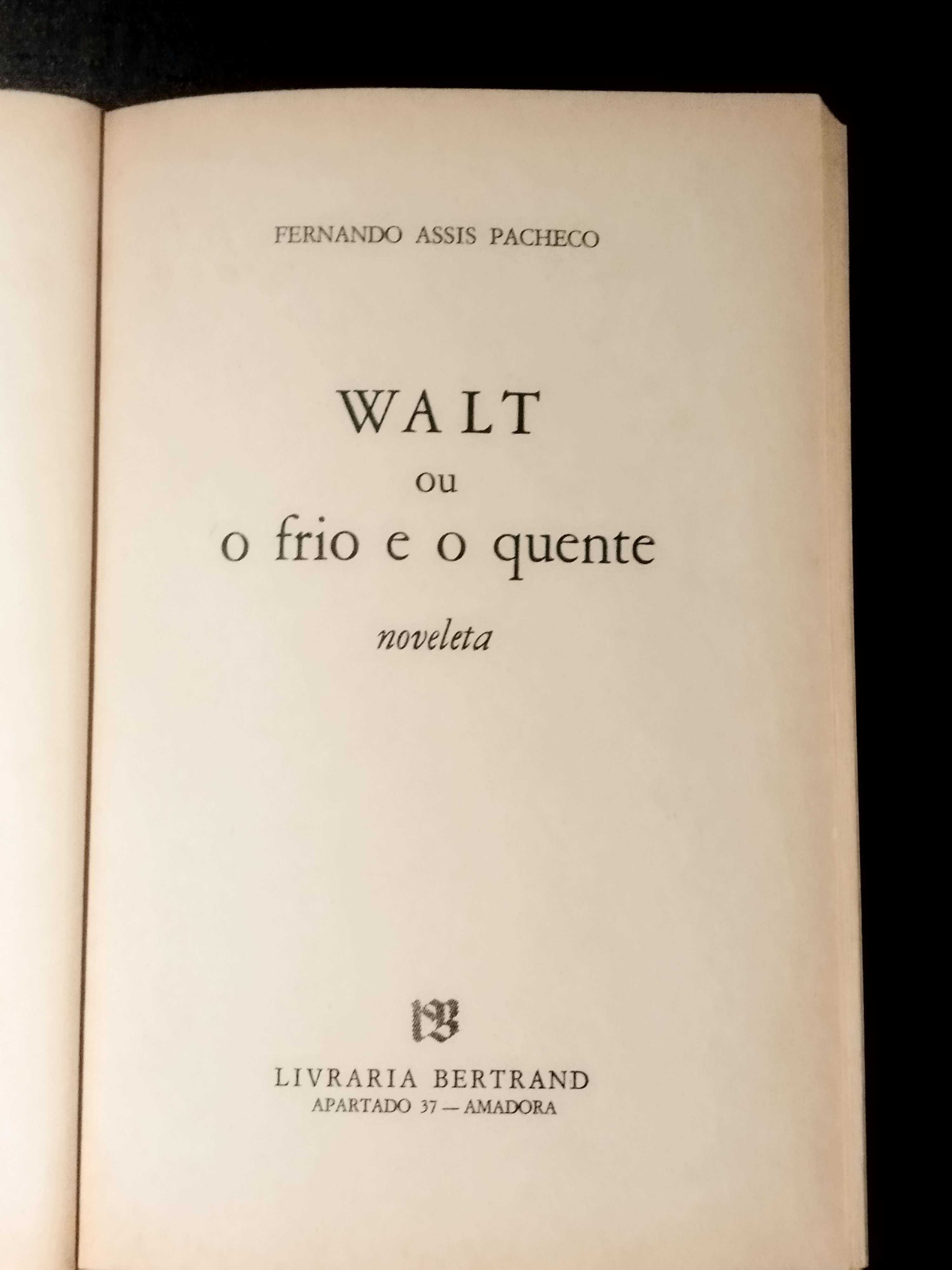Walt ou O Frio e o Quente de Fernando Assis Pacheco