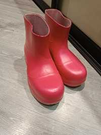vitto rossi яркие красные розовые резиновые ботинки на платформе на уз