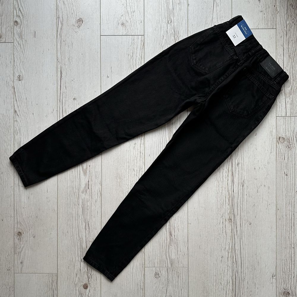 Czarne spodnie denim collection bershka the mom jeans 32 XXS join life