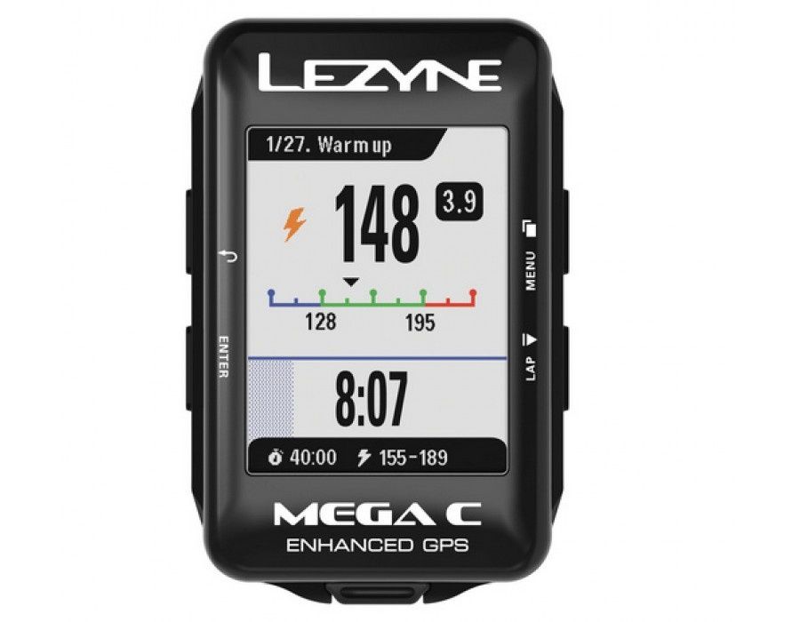 ВелоКомп'ютер Lezyne Mega C GPS чорний