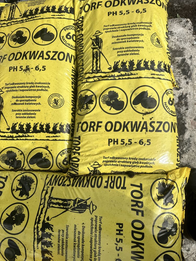 Kora ziemia ogrodowa torf