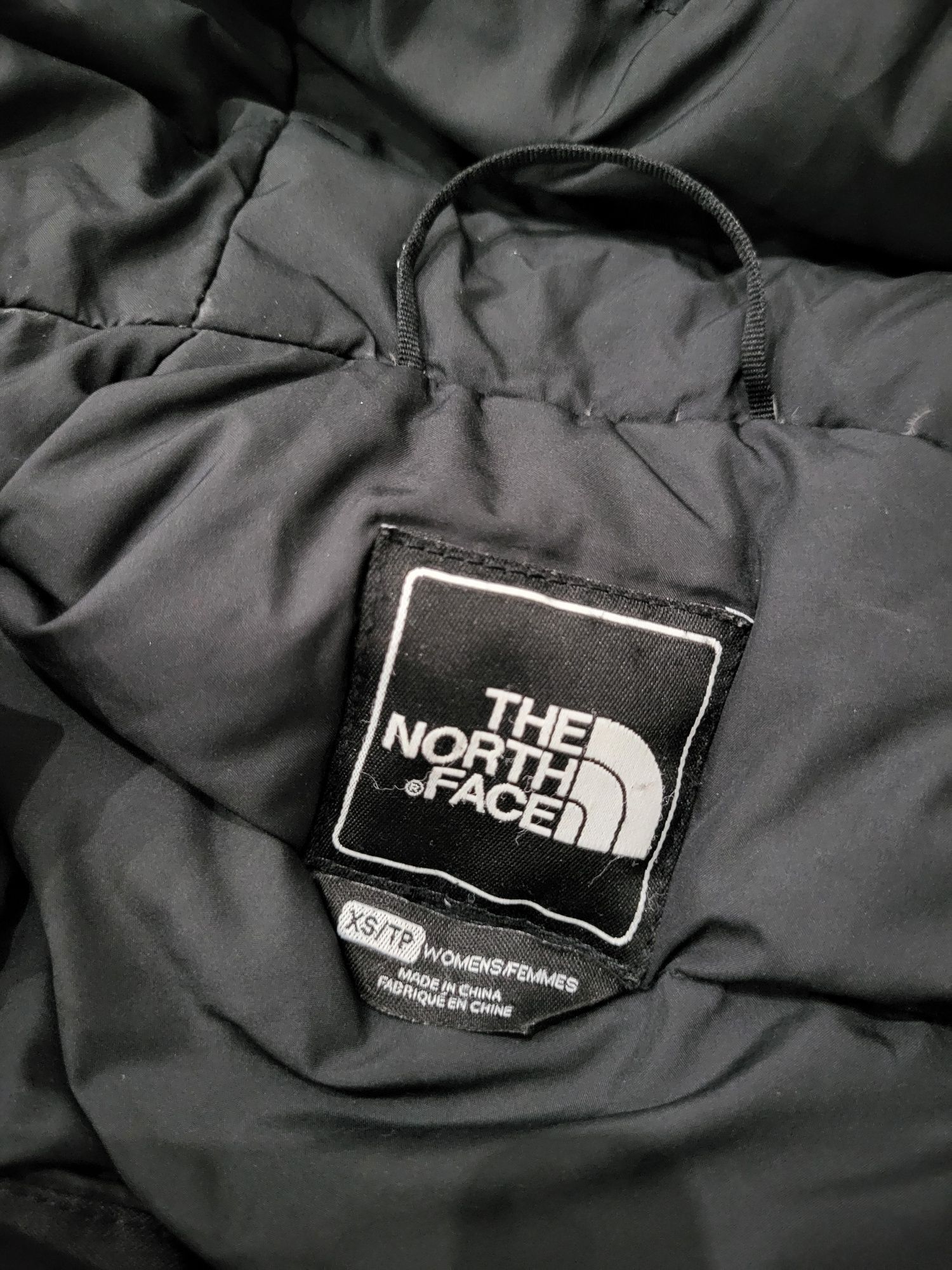 The North Face Xs 34 kurtka puchowa płaszcz czarny hyvent