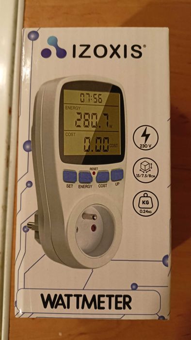 Watomierz miernik poboru mocy 230v