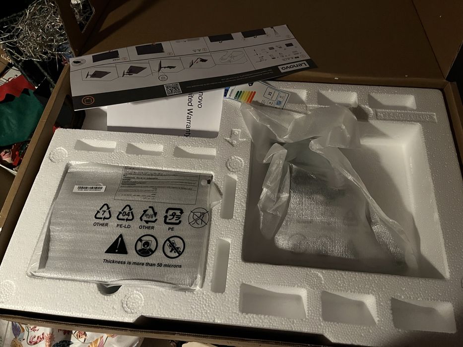 Monitor Lenovo Q27q-10 27" 75 Hz IPS LED 2560x1440p