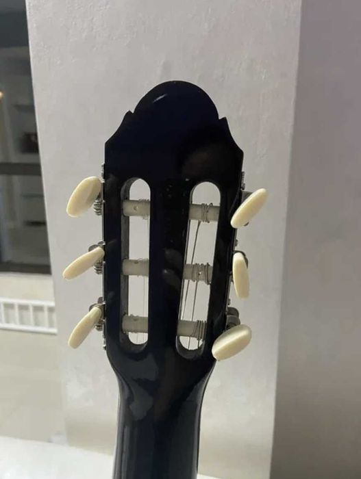 Класична гітара для навчання дорослих та дітей 3/4 чорна