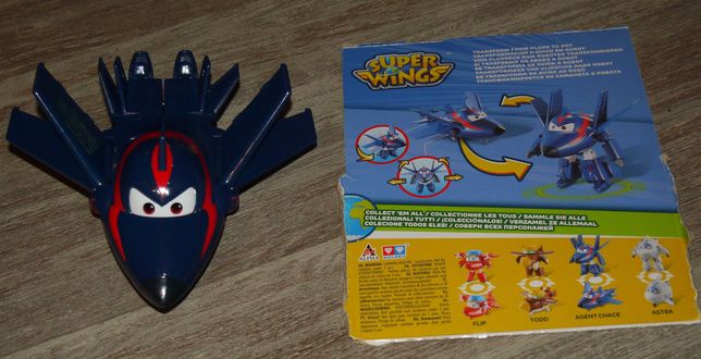 Super WINGS Agent Chase robot samolot