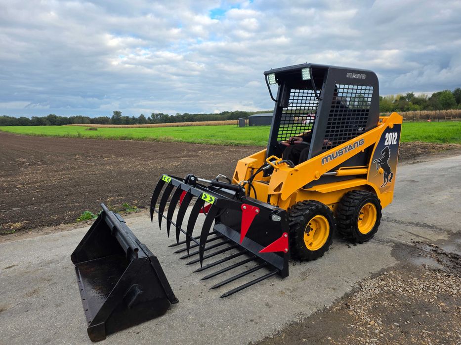 Mini Ładowarka Bobcat Mustang 2012 Ładowarka Widło krokodyl Łyżka