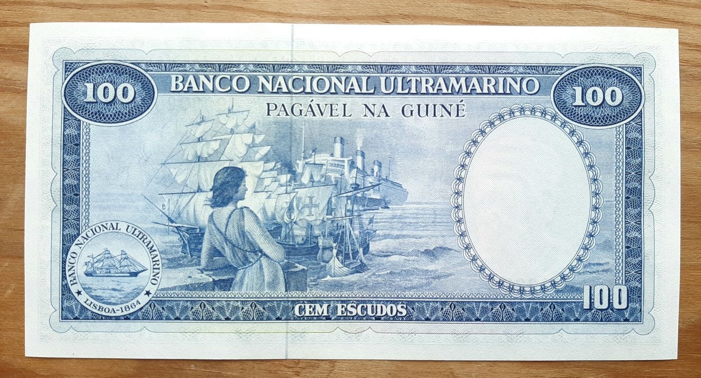 Notas Novas de 100 e 50 Escudos - Guiné - 1971
