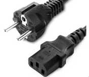 Kabel zasilający do komputera, monitora ATX 1-2m używany