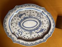 Prato antigo porcelana
