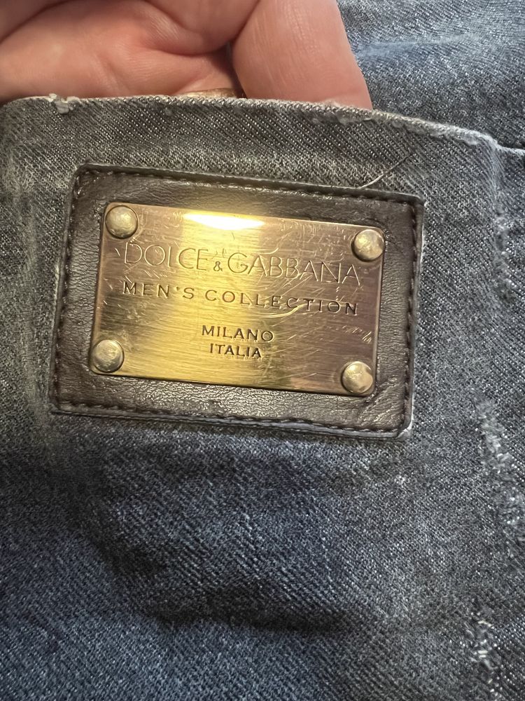 Чоловічі джинси Dolce & Gabbana Vintage Washed Damage Denim Pants