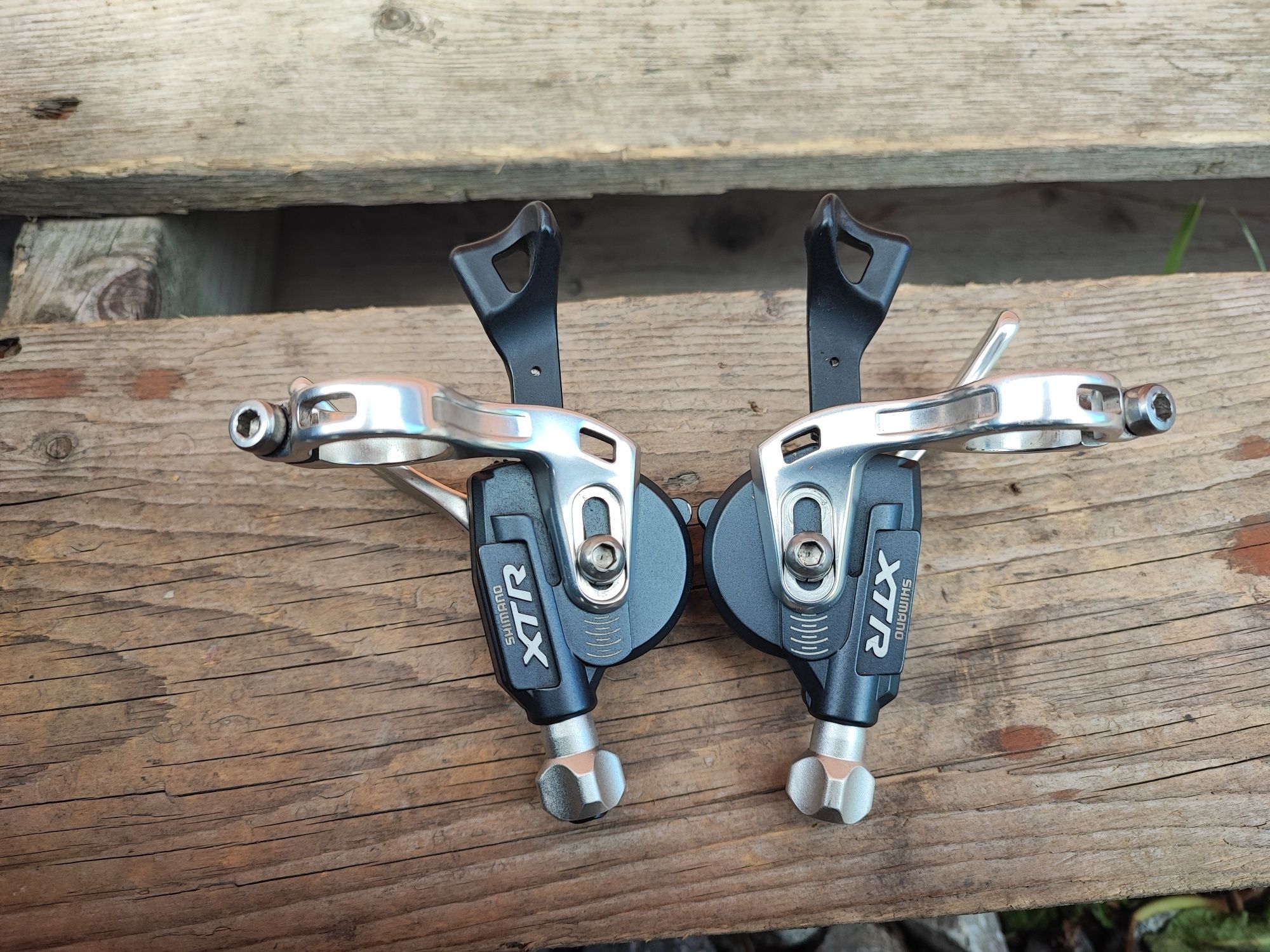 Manetki rowerowe Shimano XTR m970 3x9 retro mtb klasyk