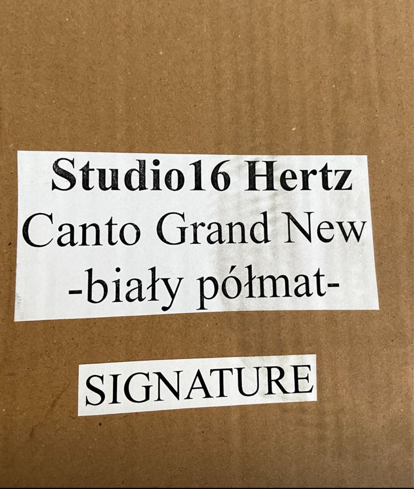 Kolumny Studio 16 Hertz Canto Grand New SIGNATURE !!!       OKAZJA !!!