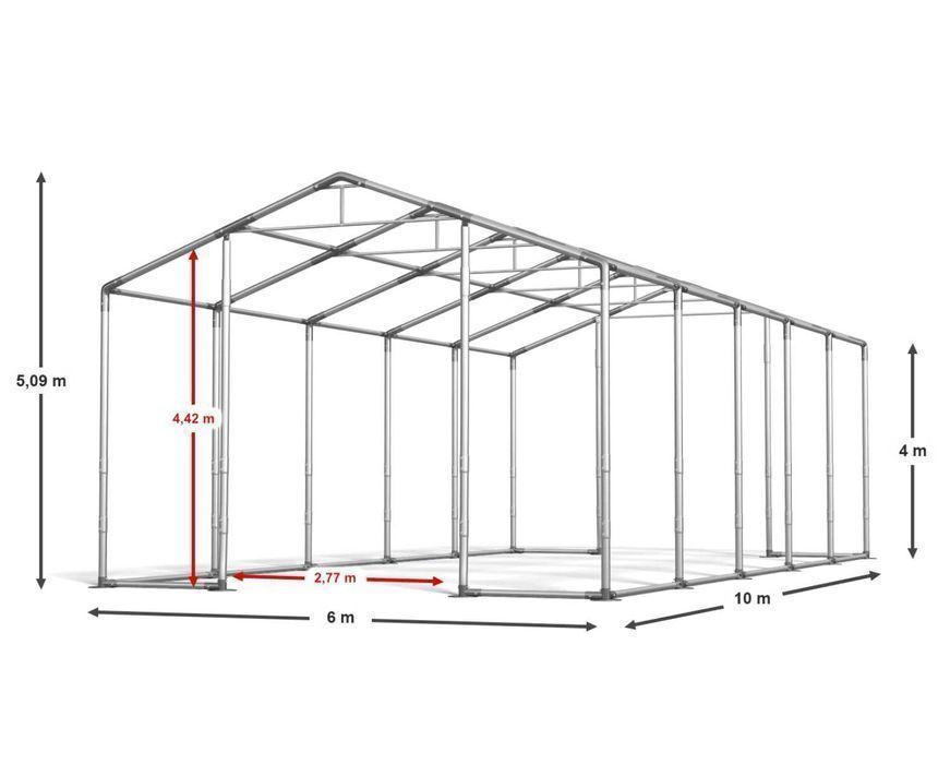 6x10x4m Namiot magazynowy Hala przemysłowa handlowa namiot wysoki