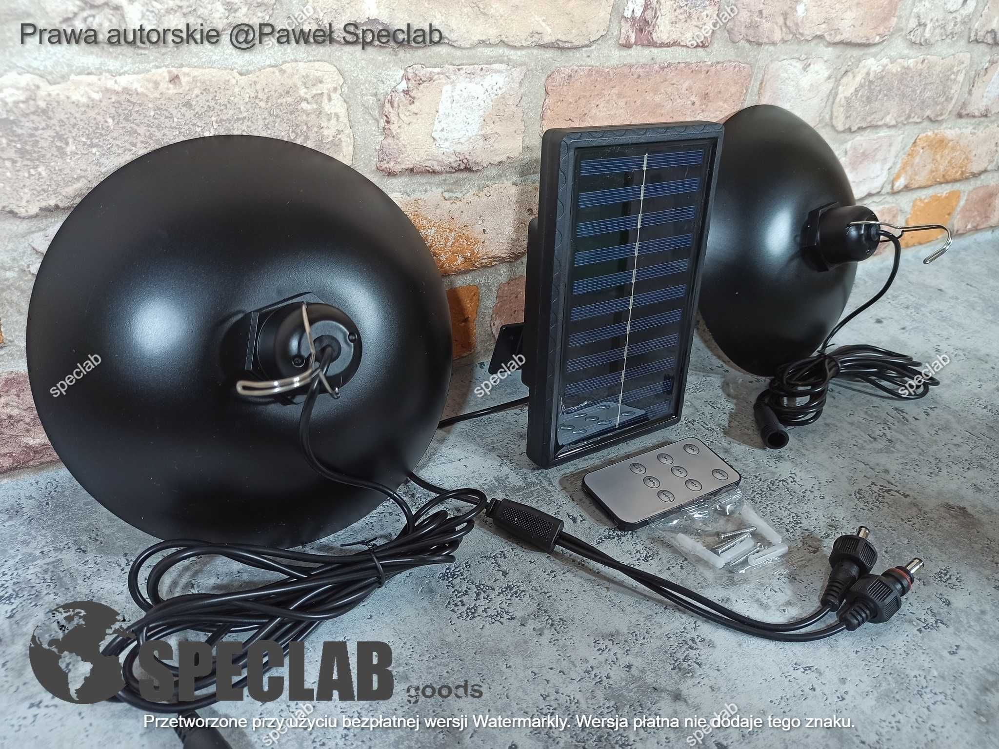 Lampy wiszące solarne LED 80W