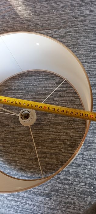 Candeeiro/Abajur dourado