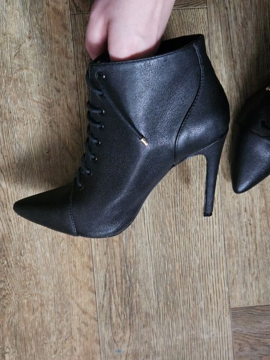 ботильйони 38 чоботи high heels демісезон