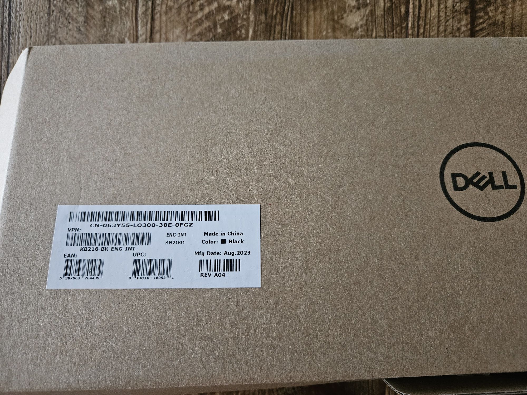 Nowa Klawiatura przewodowa Dell KB216t