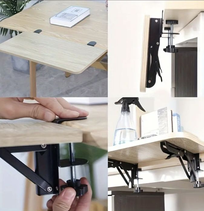 Механізм для відкидної полички чи столика. Нержавіюча сталь 2 шт