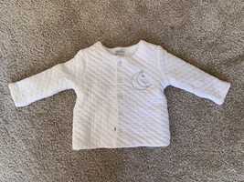 Sweterek bialy, bluza, ubranko, chrzest, 68 - 74