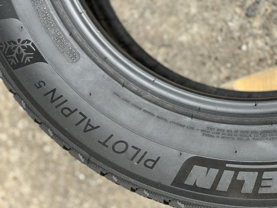 Топова шина‼️215/65 R17 Michelin Pilot Alpin5 2021 рік 6.2мм