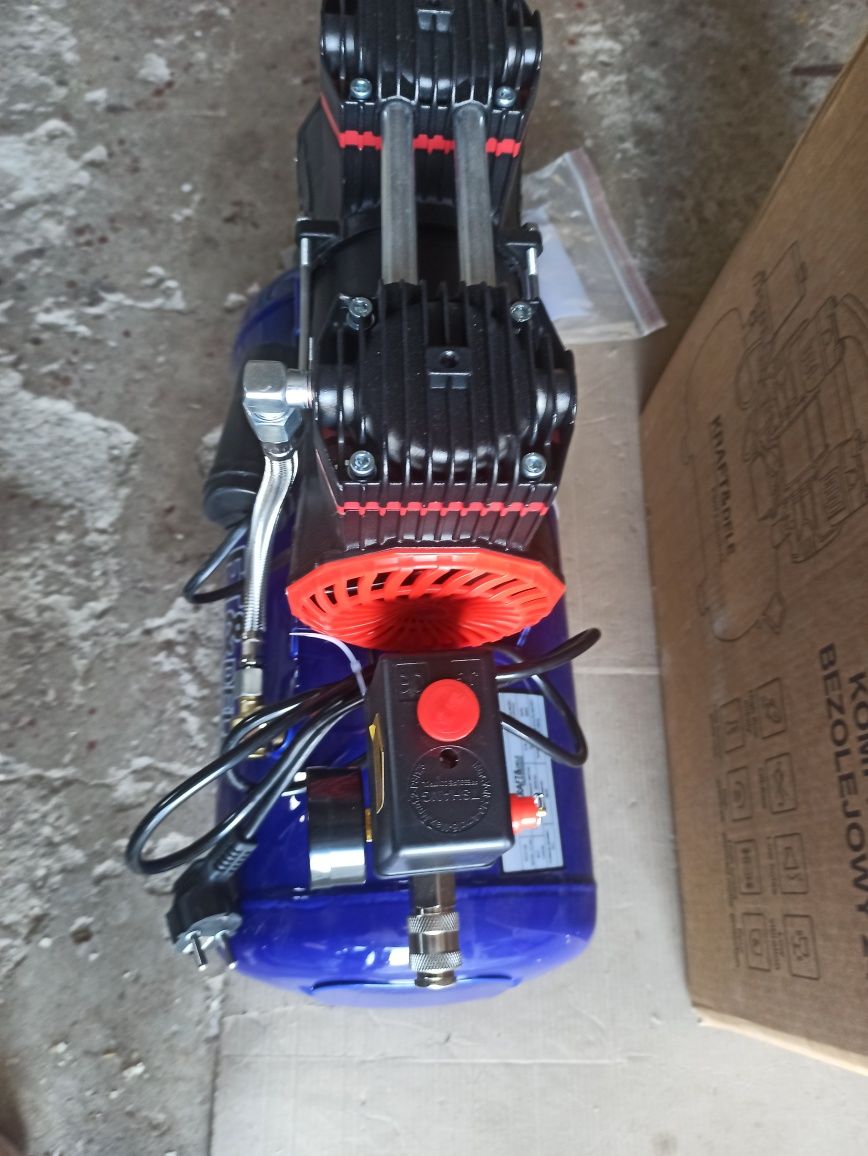 Kompresor KRAFT&dele KD2128 24L bez olejowy nowy komplet