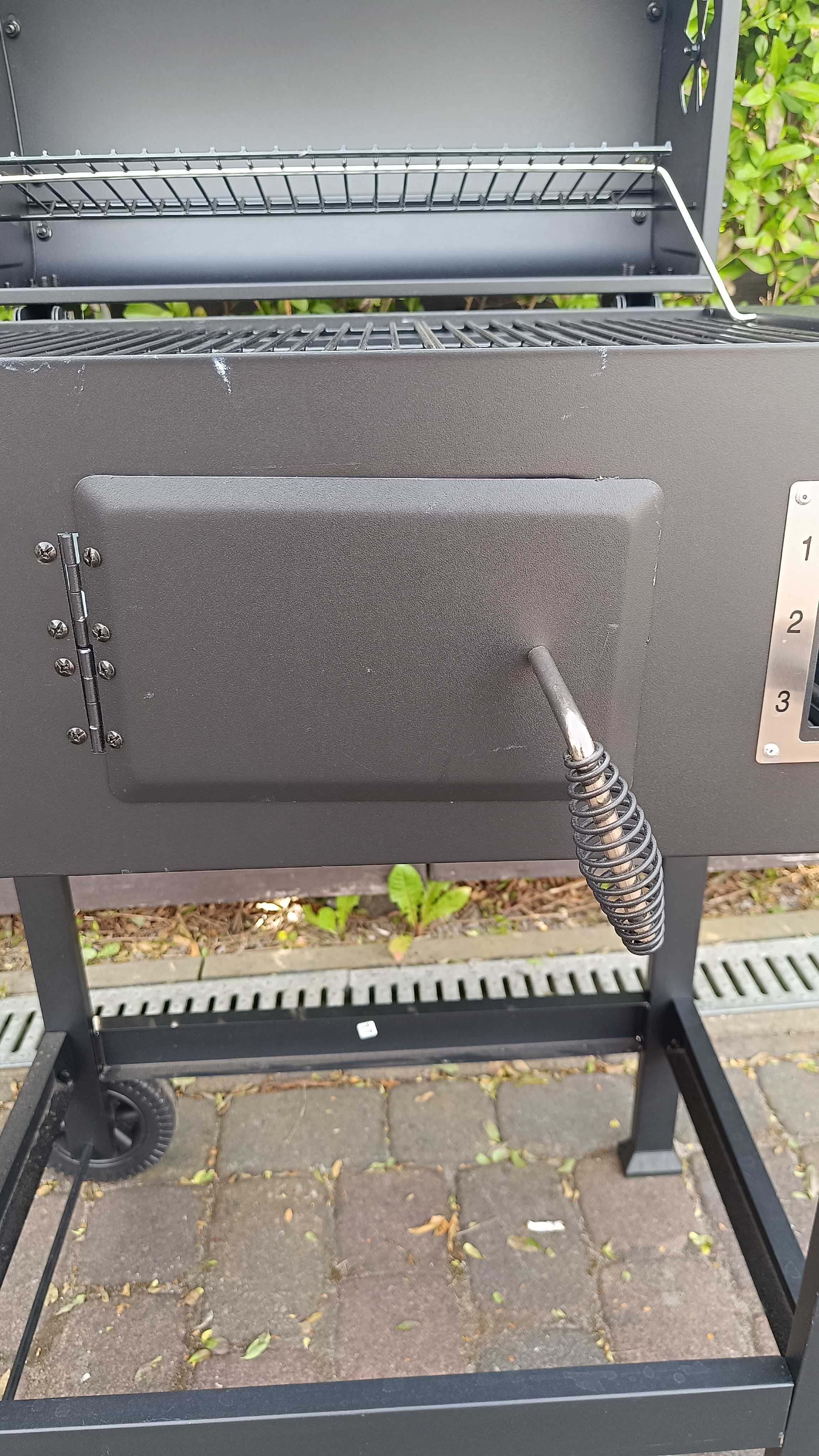 GRILL WĘGLOWY EL FUEGO OTTAWA S 2 boczne półki regulacja paleniska !