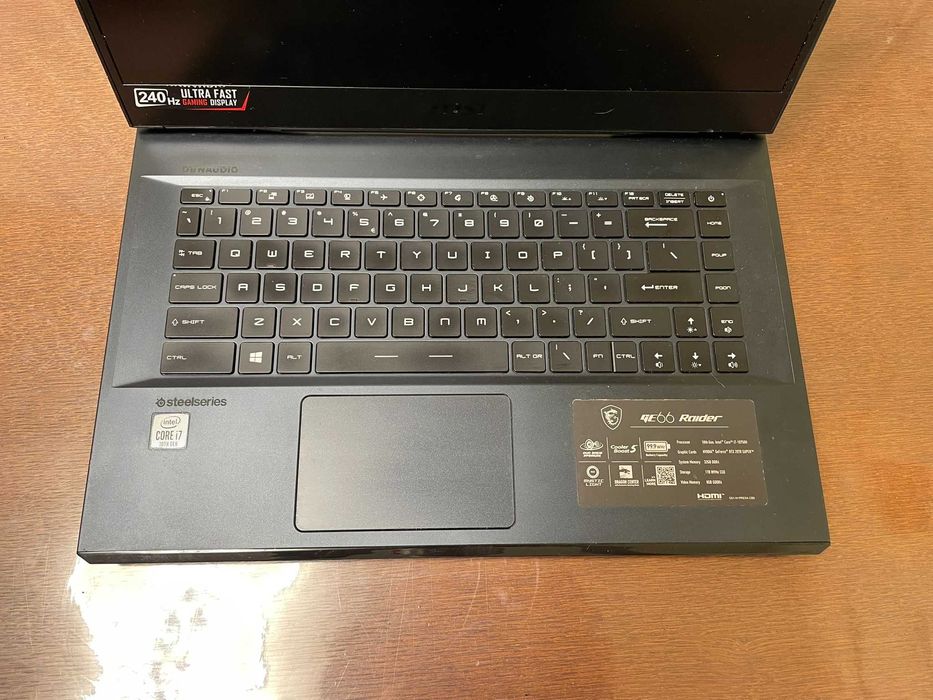 Ноутбук 15" FHD MSI GE66 Raider 10SFS (i7-10750H/32/SSD 1Tb/RTX2070)