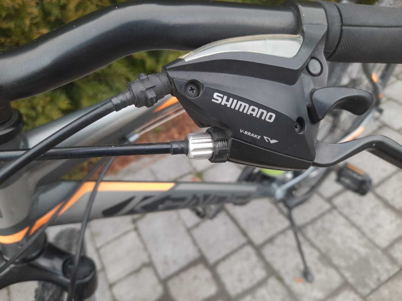 Rower męski Kands STV900 rama 21 cali koło 28  szaro-pomarańczowy