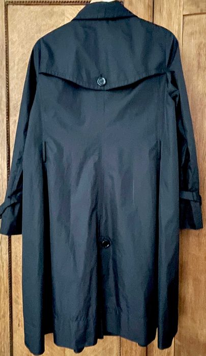 Płaszcz Massimo Dutti czarny trencz prochowiec