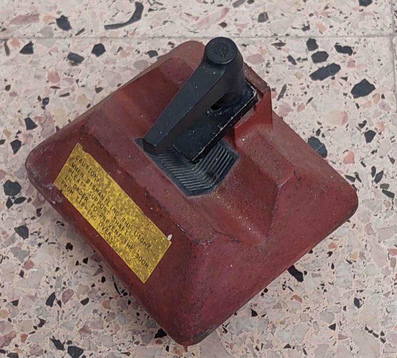 Peso de 10Kg para servir de contrapeso em girafa