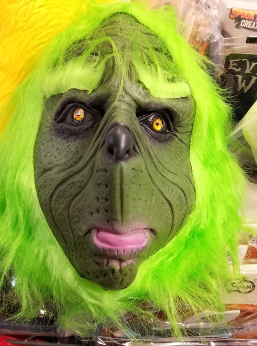 Maska Grinch gumowa