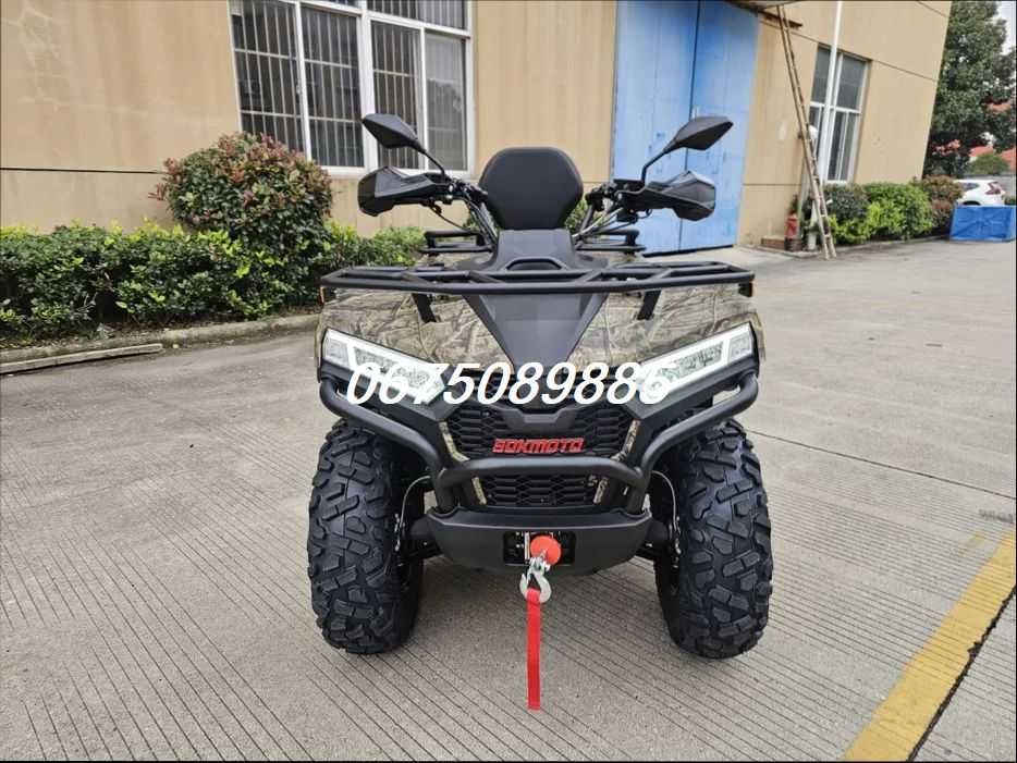 Квадроцикл SokMoto RAPTOR 450L 4х4 EFI EPS*Доставка-О*34КОНЯ!