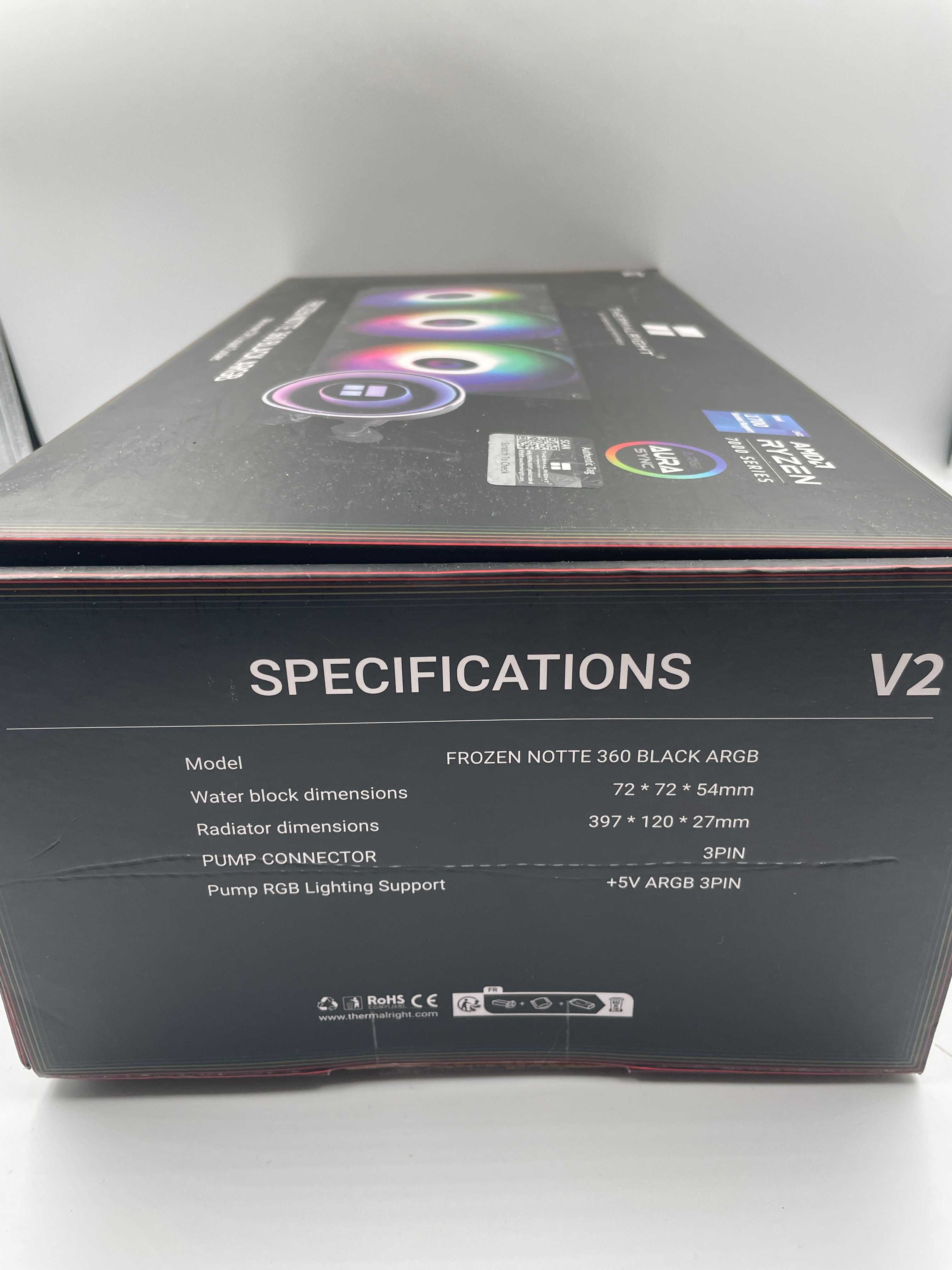 Chłodzenie Wodne CPU Procesora Thermalright Frozen Notte 360 ARGB