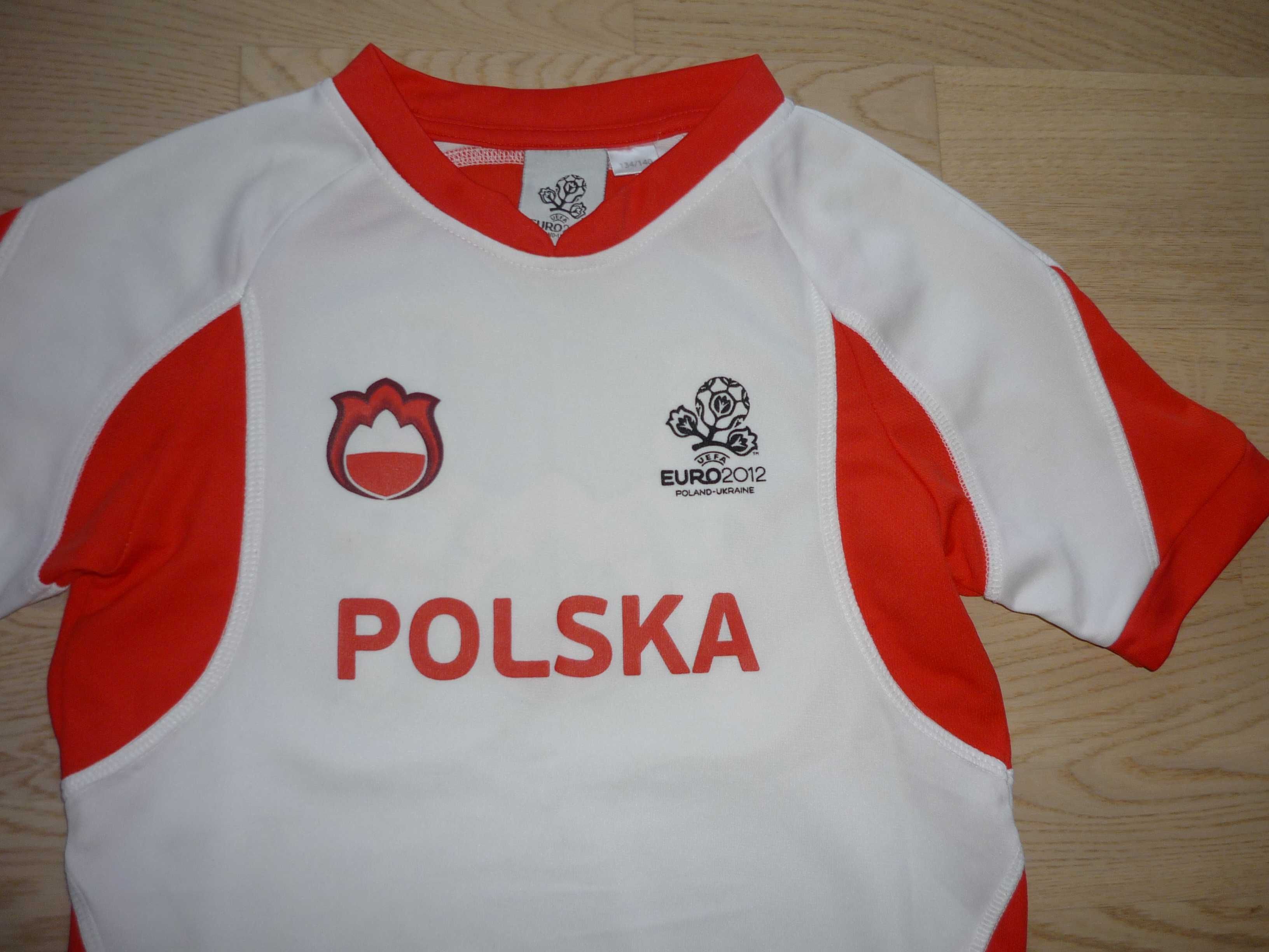 Bluzka koszulka sportowa roz. 134/140 EURO 2012 Polska Ukraina