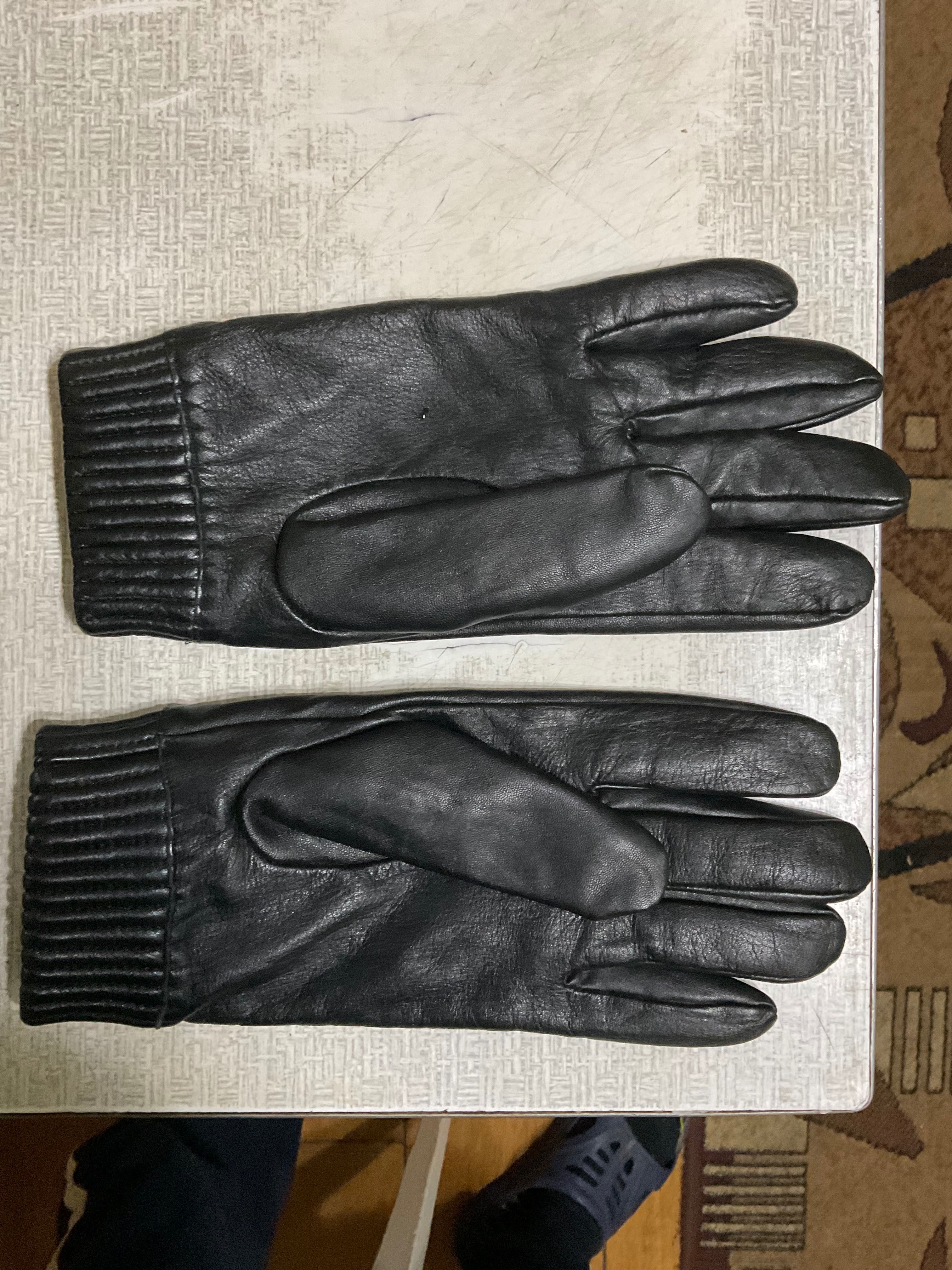 Перчатки Reserved мужские, кожа 100%. Оригинал