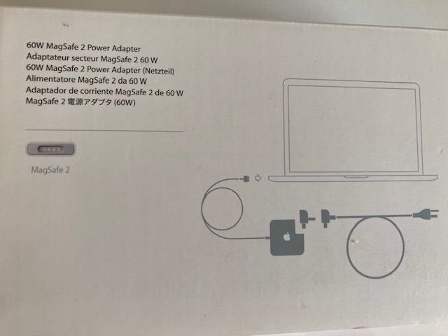 Zasilacz Ładowarka MagSafe 2 MacBook Pro. air 11 13 oryginał apple 60W