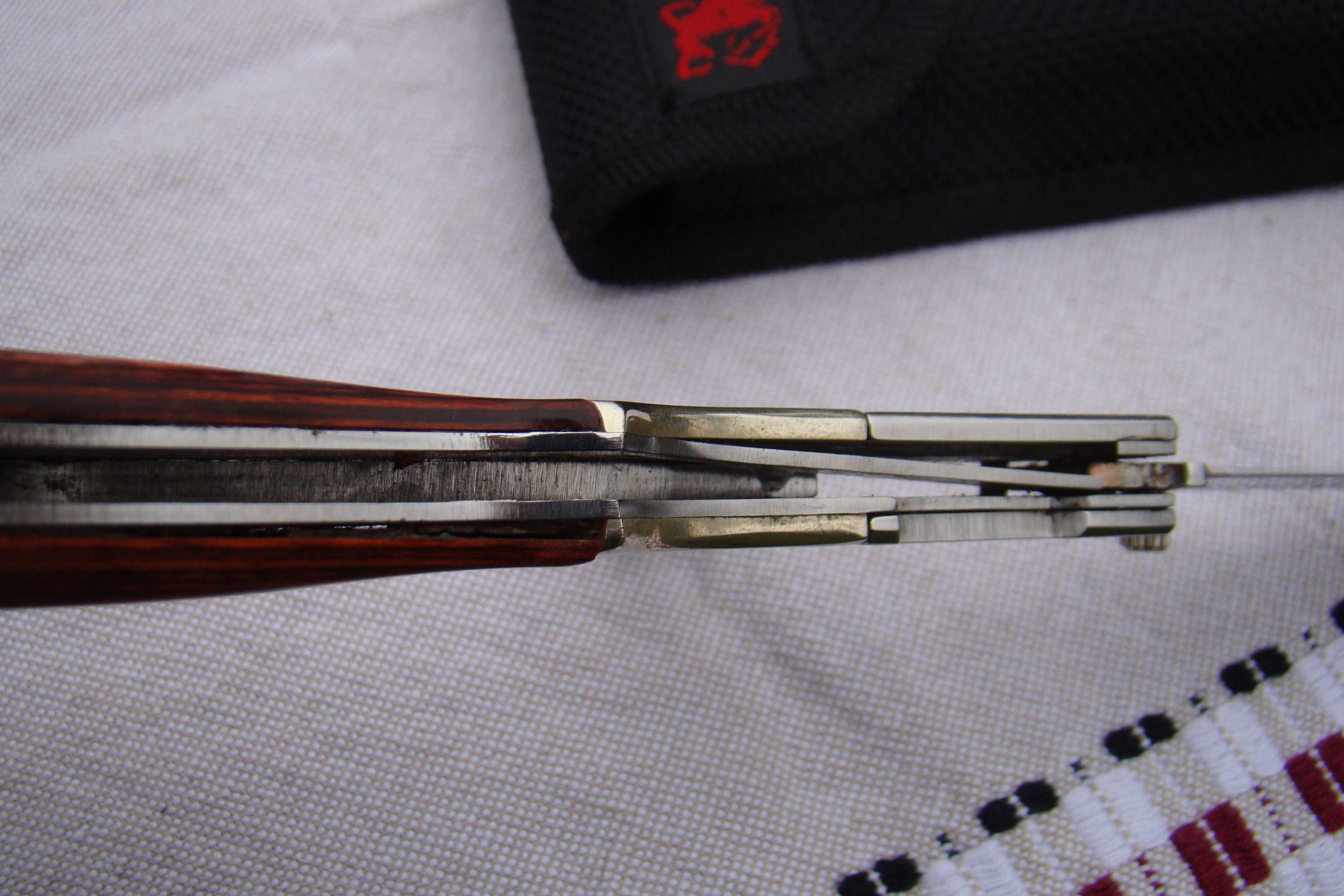 Ножик туристический с фонариком MAUSER Hioh Carbon Steel 440C Fujunjie